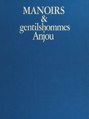 cover image of Manoirs et gentilshommes de l'ancienne France (1)